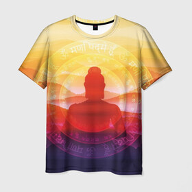 Мужская футболка 3D с принтом Будда , 100% полиэфир | прямой крой, круглый вырез горловины, длина до линии бедер | buddha | calm | color | enlightenment | india | meditatio | mountains | nature | purple | red | religion | symbol | yellow | yoga | будда | горы | духовность | желтый | индия | йога | красный | медитация | природа | просветление | расслабление | религия |