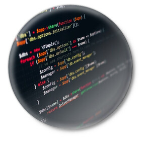 Значок с принтом ПРОГРАММИСТ ,  металл | круглая форма, металлическая застежка в виде булавки | anonymus | cod | hack | hacker | it | program | texture | айти | аноним | анонимус | взлом | код | кодинг | программа | программист | текстура | хак | хакер
