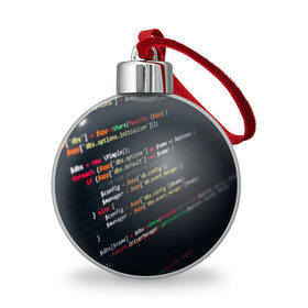 Ёлочный шар с принтом ПРОГРАММИСТ , Пластик | Диаметр: 77 мм | Тематика изображения на принте: anonymus | cod | hack | hacker | it | program | texture | айти | аноним | анонимус | взлом | код | кодинг | программа | программист | текстура | хак | хакер