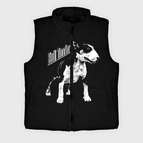 Мужской жилет утепленный 3D с принтом Бультерьер ,  |  | angry | animals | authority | black and white | breed | bull terrier | cool | dog | fight | illustration | inscription | spotted | supreme | swag | wild | авторитет | бойцовый | бультерьер | верховный | дикий | животные | злой | иллюстрация | крутой | н |