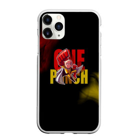 Чехол для iPhone 11 Pro Max матовый с принтом One-Punch Man , Силикон |  | one | one punch man | бесправный ездок | бласт | бэнг | ванпанчмен | генос | демон киборг | лысый плащ | ниндзя | сайтама | сверхзвуковой соник | серебряный клык | тацумаки | человек один удар