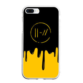 Чехол для iPhone 7Plus/8 Plus матовый с принтом TWENTY ONE PILOTS , Силикон | Область печати: задняя сторона чехла, без боковых панелей | 21 pilots | 21p | colors | music | paints | rock | top | trench | twenty one pilots | брызги | группа | краска | музыка | рок