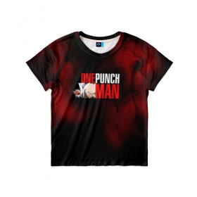 Детская футболка 3D с принтом One-Punch Man , 100% гипоаллергенный полиэфир | прямой крой, круглый вырез горловины, длина до линии бедер, чуть спущенное плечо, ткань немного тянется | one | one punch man | бесправный ездок | бласт | бэнг | ванпанчмен | генос | демон киборг | лысый плащ | ниндзя | сайтама | сверхзвуковой соник | серебряный клык | тацумаки | человек один удар