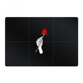 Магнитный плакат 3Х2 с принтом Lil Peep (Rose) , Полимерный материал с магнитным слоем | 6 деталей размером 9*9 см | Тематика изображения на принте: baby | broken | cry | lil | lil peep | peep | rap | rose | лил | лил пип | пип | реп | роза | сердце
