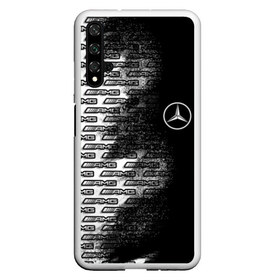 Чехол для Honor 20 с принтом Mercedes , Силикон | Область печати: задняя сторона чехла, без боковых панелей | amg | mercedes | авто | автомобиль | иномарка | логотип | машина | мерседес | текстура