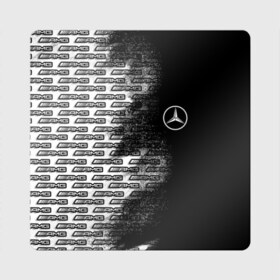 Магнит виниловый Квадрат с принтом Mercedes , полимерный материал с магнитным слоем | размер 9*9 см, закругленные углы | amg | mercedes | авто | автомобиль | иномарка | логотип | машина | мерседес | текстура