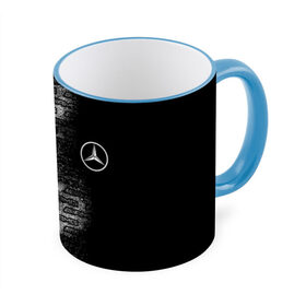 Кружка с принтом Mercedes , керамика | ёмкость 330 мл | amg | mercedes | авто | автомобиль | иномарка | логотип | машина | мерседес | текстура