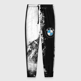 Мужские брюки 3D с принтом BMW , 100% полиэстер | манжеты по низу, эластичный пояс регулируется шнурком, по бокам два кармана без застежек, внутренняя часть кармана из мелкой сетки | bmw | авто | автомобиль | бмв | логотип | машина | надпись | текстура