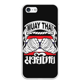 Чехол для iPhone 5/5S матовый с принтом Muay Thai , Силикон | Область печати: задняя сторона чехла, без боковых панелей | fight | muay thai | thai boxing | ufc | бокс | ката | кикбоксин | лаос | лоу кик | муай | мьянма | поединок | таиланд | тай | тайский | таолу