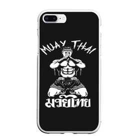 Чехол для iPhone 7Plus/8 Plus матовый с принтом Muay Thai , Силикон | Область печати: задняя сторона чехла, без боковых панелей | fight | muay thai | thai boxing | ufc | бокс | ката | кикбоксин | лаос | лоу кик | муай | мьянма | поединок | таиланд | тай | тайский | таолу