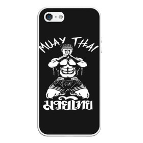 Чехол для iPhone 5/5S матовый с принтом Muay Thai , Силикон | Область печати: задняя сторона чехла, без боковых панелей | fight | muay thai | thai boxing | ufc | бокс | ката | кикбоксин | лаос | лоу кик | муай | мьянма | поединок | таиланд | тай | тайский | таолу