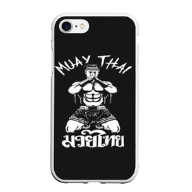 Чехол для iPhone 7/8 матовый с принтом Muay Thai , Силикон | Область печати: задняя сторона чехла, без боковых панелей | fight | muay thai | thai boxing | ufc | бокс | ката | кикбоксин | лаос | лоу кик | муай | мьянма | поединок | таиланд | тай | тайский | таолу