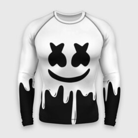 Мужской рашгард 3D с принтом MELLO BLACK x WHITE | MARSHMELLO ,  |  | Тематика изображения на принте: colors | dj | marshmello | paints | usa | абстракция | америка | звезда | клубная музыка | космический | краски | маршмелло | музыка | музыкант