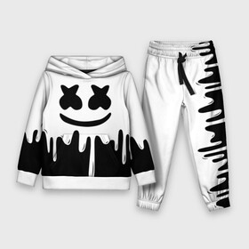 Детский костюм 3D (с толстовкой) с принтом MELLO BLACK x WHITE | MARSHMELLO ,  |  | Тематика изображения на принте: colors | dj | marshmello | paints | usa | абстракция | америка | звезда | клубная музыка | космический | краски | маршмелло | музыка | музыкант