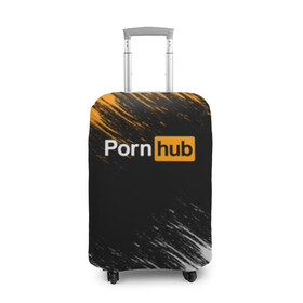 Чехол для чемодана 3D с принтом Порно (1) , 86% полиэфир, 14% спандекс | двустороннее нанесение принта, прорези для ручек и колес | Тематика изображения на принте: brazzers | браззерс | порхаб