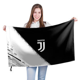 Флаг 3D с принтом JUVENTUS , 100% полиэстер | плотность ткани — 95 г/м2, размер — 67 х 109 см. Принт наносится с одной стороны | italia | juve | juventus | sport | италия | спорт | спортивная форма | футбол | футбольный | чемпионат | ювентус