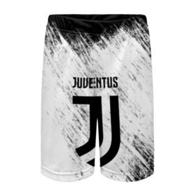 Детские спортивные шорты 3D с принтом Juventus ,  100% полиэстер
 | пояс оформлен широкой мягкой резинкой, ткань тянется
 | Тематика изображения на принте: italia | juve | juventus | sport | италия | спорт | спортивная форма | футбол | футбольный | чемпионат | ювентус