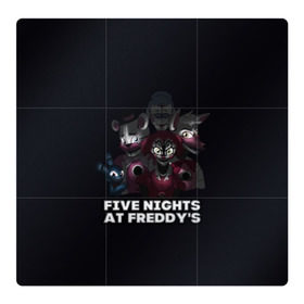 Магнитный плакат 3Х3 с принтом Five Nights At Freddys , Полимерный материал с магнитным слоем | 9 деталей размером 9*9 см | 5 ночей с фредди | five nights at freddys | foxy | аниматроники | игра | компьютерная игра | робот | фокси | фредди | фреди | чика