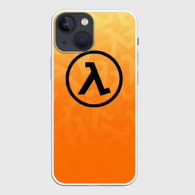 Чехол для iPhone 13 mini с принтом HALF LIFE ,  |  | aperture laboratorie | black mesa | gordon freeman | half life | half life 3 | logo | valve | блэк меса | вэлв | гордон фриман | игра | лого | монтировка | фантастика | халф лайф