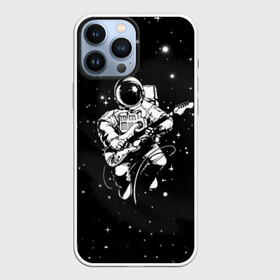 Чехол для iPhone 13 Pro Max с принтом Cosmorock ,  |  | Тематика изображения на принте: cosmonaut | cosmos | guitar | music | rock | space | spacesuit | star | гитара | звезда | космонавт | космос | музыка | скафандр