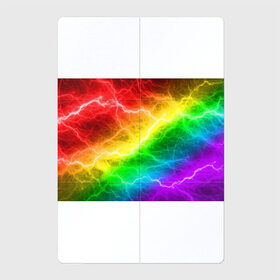 Магнитный плакат 2Х3 с принтом RAINBOW THUNDER , Полимерный материал с магнитным слоем | 6 деталей размером 9*9 см | battle | battle fire | battle thunder | blue | fire | rainbow | red | texture | thunder | битва | битва молний | битва огней | гроза | молнии | радуга | текстура