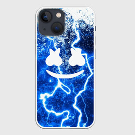 Чехол для iPhone 13 mini с принтом Marshmello STORM ,  |  | Тематика изображения на принте: christopher comstock | dj | marshmello | music | диджей | клубная музыка | клубняк | крис комсток | логотип | маршмеллоу | музыка