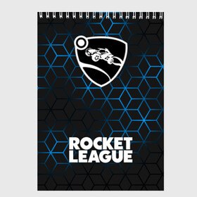 Скетчбук с принтом ROCKET LEAGUE , 100% бумага
 | 48 листов, плотность листов — 100 г/м2, плотность картонной обложки — 250 г/м2. Листы скреплены сверху удобной пружинной спиралью | Тематика изображения на принте: league | rocket | rocket league | rocket trade | лига трейд | рокет лиг | рокет лига | рокет лига вещи | рокет лига гараж. | рокет лига д | рокет лиги | рокет трейд