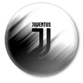 Значок с принтом JUVENTUS SPORT ,  металл | круглая форма, металлическая застежка в виде булавки | cr7 | fc | football | football club | juve | juventus | ronaldo | sport | роналдо | спорт | спортивные | униформа | фирменные цвета | фк | футбол | футбольный клуб | ювентус