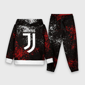 Детский костюм 3D (с толстовкой) с принтом JUVENTUS SPORT ,  |  | cr7 | fc | football | football club | juve | juventus | ronaldo | sport | роналдо | спорт | спортивные | униформа | фирменные цвета | фк | футбол | футбольный клуб | ювентус