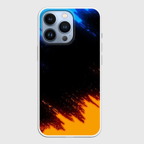 Чехол для iPhone 13 Pro с принтом БИТВА ОГНЕЙ ,  |  | bright | colors | fire | heat | light | paints | wildfire | брызги | искры | краски | огненный | огонь | пламя | пожар