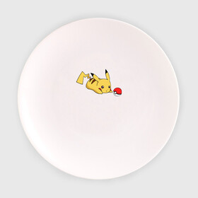 Тарелка с принтом Пикачу и Покебол , фарфор | диаметр - 210 мм
диаметр для нанесения принта - 120 мм | detective pikachu | pikachu | pokeball | pokemon | детектив пикачу | пикачу | покебол | покемон