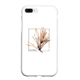 Чехол для iPhone 7Plus/8 Plus матовый с принтом Pinus Sylvestris , Силикон | Область печати: задняя сторона чехла, без боковых панелей | абстракция | авторская работа | ботаническая иллюстрация | деревья | иллюстрации | минимализм | сосна | цветы