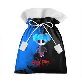Подарочный 3D мешок с принтом SALLY FACE , 100% полиэстер | Размер: 29*39 см | blue | diane | face | fisher | gizmo | henry | johnson | killer | larry | sally | генри | гизмо | джонсон | диана | ларри | лицо | парень в маске | салли | фейс | фишер