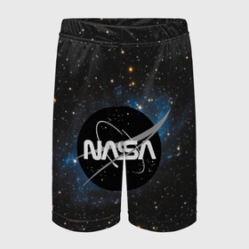 Детские спортивные шорты 3D с принтом NASA ,  100% полиэстер
 | пояс оформлен широкой мягкой резинкой, ткань тянется
 | galaxy | nasa | nebula | space | star | абстракция | вселенная | галактика | звезда | звезды | космический | наса | планеты