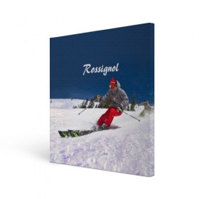 Холст квадратный с принтом Rossignol , 100% ПВХ |  | france | movement | rossignol | snow | speed | вершина | горные лыжи | горы | движение | скорость | снег | франция