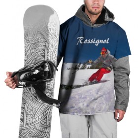 Накидка на куртку 3D с принтом Rossignol , 100% полиэстер |  | france | movement | rossignol | snow | speed | вершина | горные лыжи | горы | движение | скорость | снег | франция
