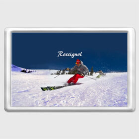 Магнит 45*70 с принтом Rossignol , Пластик | Размер: 78*52 мм; Размер печати: 70*45 | france | movement | rossignol | snow | speed | вершина | горные лыжи | горы | движение | скорость | снег | франция