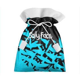 Подарочный 3D мешок с принтом SALLY FACE , 100% полиэстер | Размер: 29*39 см | birds | face | game | horror | larry | sally | sally face | sanity s fall | вороны | игра | ларри | мальчик с протезом | птицы | салли | салли фейс | ужасы
