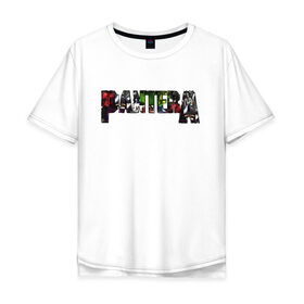 Мужская футболка хлопок Oversize с принтом Pantera , 100% хлопок | свободный крой, круглый ворот, “спинка” длиннее передней части | alternative | hardcore | metal | newage | nu metal | pantera | progressive metal | punk | метал | пантера | рок | хардрок