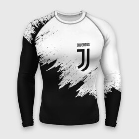 Мужской рашгард 3D с принтом JUVENTUS SPORT ,  |  | black and white | cr7 | fc | football | football club | juve | juventus | ronaldo | sport | роналдо | спорт | спортивные | униформа | фирменные цвета | фк | футбол | футбольный клуб | черно белый | ювентус