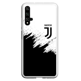 Чехол для Honor 20 с принтом JUVENTUS SPORT , Силикон | Область печати: задняя сторона чехла, без боковых панелей | Тематика изображения на принте: black and white | cr7 | fc | football | football club | juve | juventus | ronaldo | sport | роналдо | спорт | спортивные | униформа | фирменные цвета | фк | футбол | футбольный клуб | черно белый | ювентус