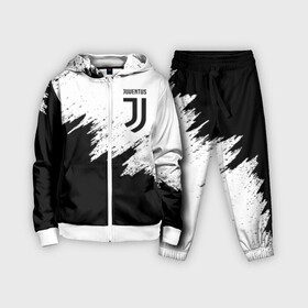 Детский костюм 3D с принтом JUVENTUS SPORT ,  |  | black and white | cr7 | fc | football | football club | juve | juventus | ronaldo | sport | роналдо | спорт | спортивные | униформа | фирменные цвета | фк | футбол | футбольный клуб | черно белый | ювентус