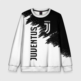 Детский свитшот 3D с принтом JUVENTUS / ЮВЕНТУС , 100% полиэстер | свободная посадка, прямой крой, мягкая тканевая резинка на рукавах и понизу свитшота | Тематика изображения на принте: black and white | cr7 | fc | football | football club | juve | juventus | ronaldo | sport | роналдо | спорт | спортивные | униформа | фирменные цвета | фк | футбол | футбольный клуб | черно белый | ювентус