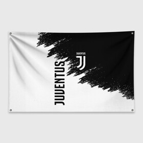 Флаг-баннер с принтом JUVENTUS SPORT , 100% полиэстер | размер 67 х 109 см, плотность ткани — 95 г/м2; по краям флага есть четыре люверса для крепления | black and white | cr7 | fc | football | football club | juve | juventus | ronaldo | sport | роналдо | спорт | спортивные | униформа | фирменные цвета | фк | футбол | футбольный клуб | черно белый | ювентус