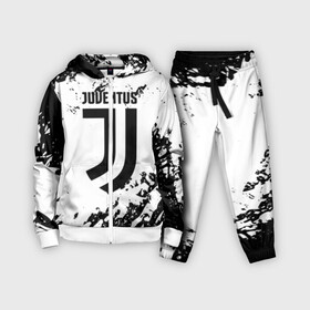 Детский костюм 3D с принтом JUVENTUS ,  |  | cr7 | fc | football | football club | juve | juventus | ronaldo | sport | роналдо | спорт | спортивные | униформа | фирменные цвета | фк | футбол | футбольный клуб | ювентус