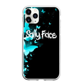 Чехол для iPhone 11 Pro Max матовый с принтом SALLY FACE , Силикон |  | face | game | horror | larry | sally | sally face | sanity s fall | бабочки | игра | ларри | мальчик с протезом | салли | салли фейс | ужасы