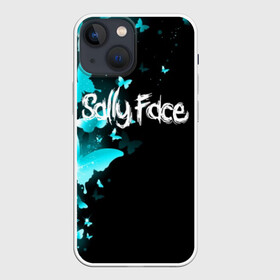 Чехол для iPhone 13 mini с принтом SALLY FACE ,  |  | face | game | horror | larry | sally | sally face | sanity s fall | бабочки | игра | ларри | мальчик с протезом | салли | салли фейс | ужасы