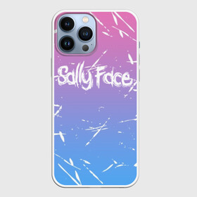 Чехол для iPhone 13 Pro Max с принтом SALLY FACE ,  |  | Тематика изображения на принте: face | game | horror | larry | sally | sally face | sanity s fall | брызги | игра | краски | ларри | мальчик с протезом | салли | салли фейс | ужасы