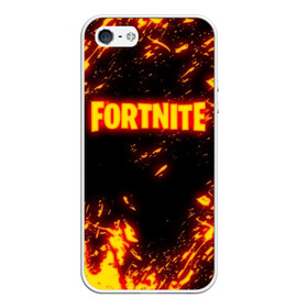 Чехол для iPhone 5/5S матовый с принтом FORTNITE FIRE STORM , Силикон | Область печати: задняя сторона чехла, без боковых панелей | Тематика изображения на принте: 2019 | armor | armour | cybersport | esport | fire | flame | fortnite | game | llama | logo | броня | игра | киберспорт | лама | огонь | фиолетовый | фирменные цвета | фортнайт