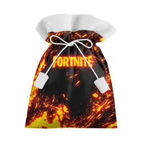 Подарочный 3D мешок с принтом FORTNITE FIRE STORM , 100% полиэстер | Размер: 29*39 см | 2019 | armor | armour | cybersport | esport | fire | flame | fortnite | game | llama | logo | броня | игра | киберспорт | лама | огонь | фиолетовый | фирменные цвета | фортнайт
